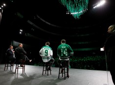 Jamie Benn and Mike Modano on Skokos Stage for the Dallas Stars event at the Winspear Opera House Jamie Benn and Mike Modano on Skokos Stage for the Dallas Stars event at the Winspear Opera House
