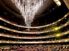 The Moody Foundation Chandelier in Margaret McDermott Performance Hall The Moody Foundation Chandelier in Margaret McDermott Performance Hall